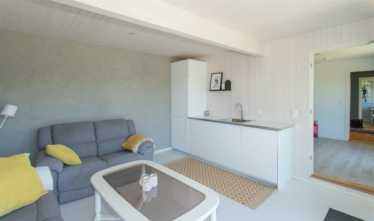 Sommerstue med innredning. Galleribilde