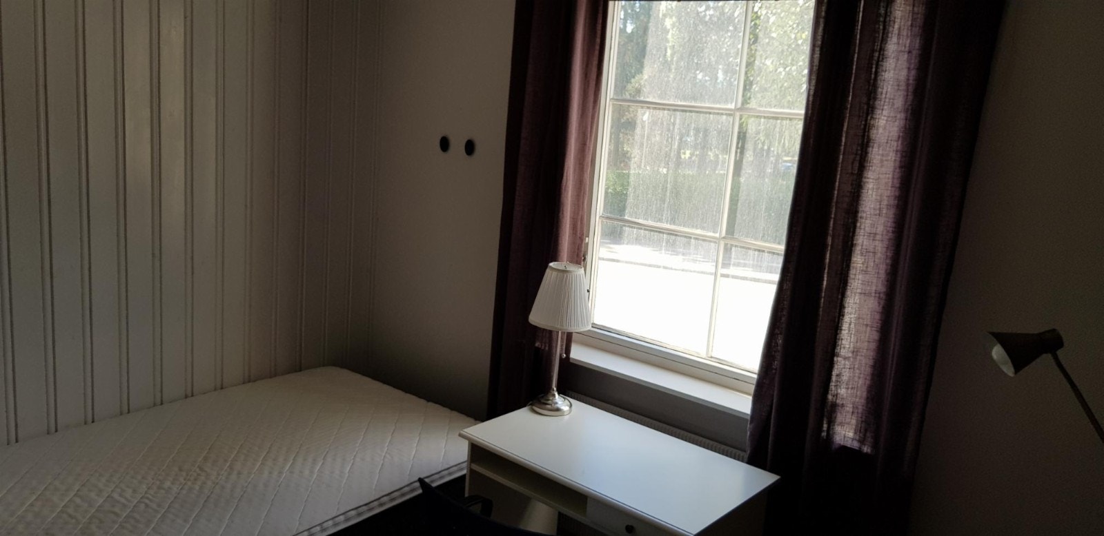 Rom med utsikt mot Parken Galleribilde