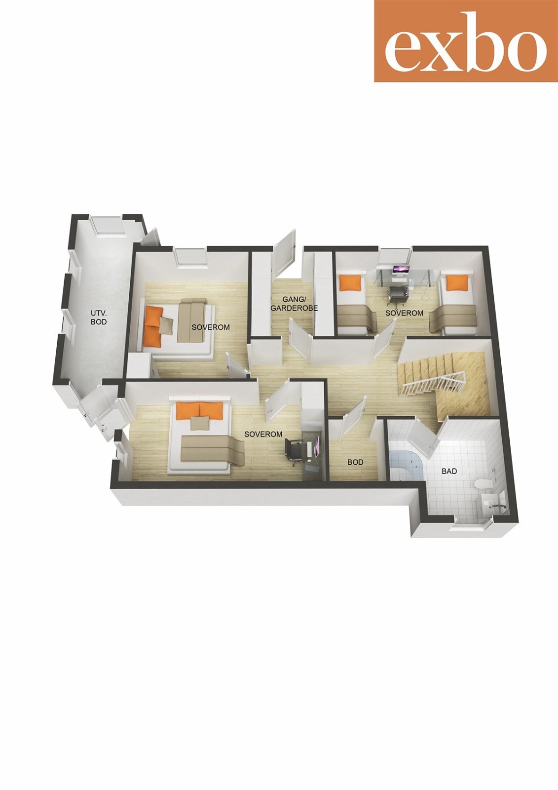 Plantegning U.Etasje Galleribilde