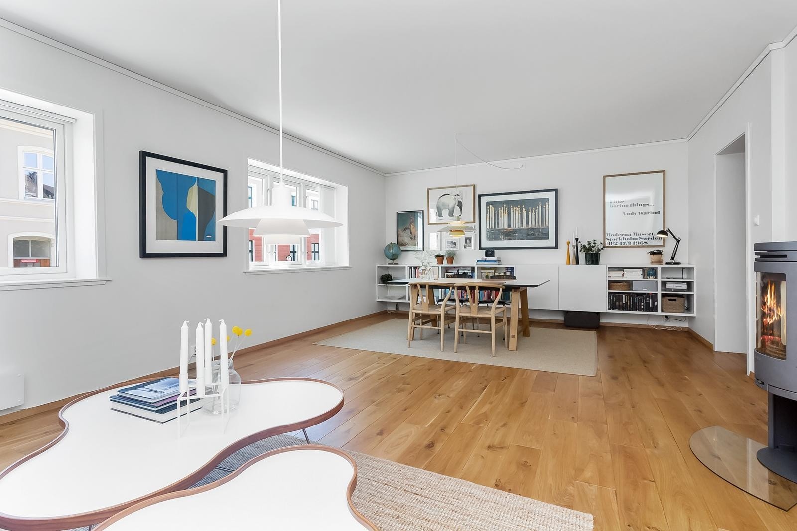 Lys og luftig stue Galleribilde