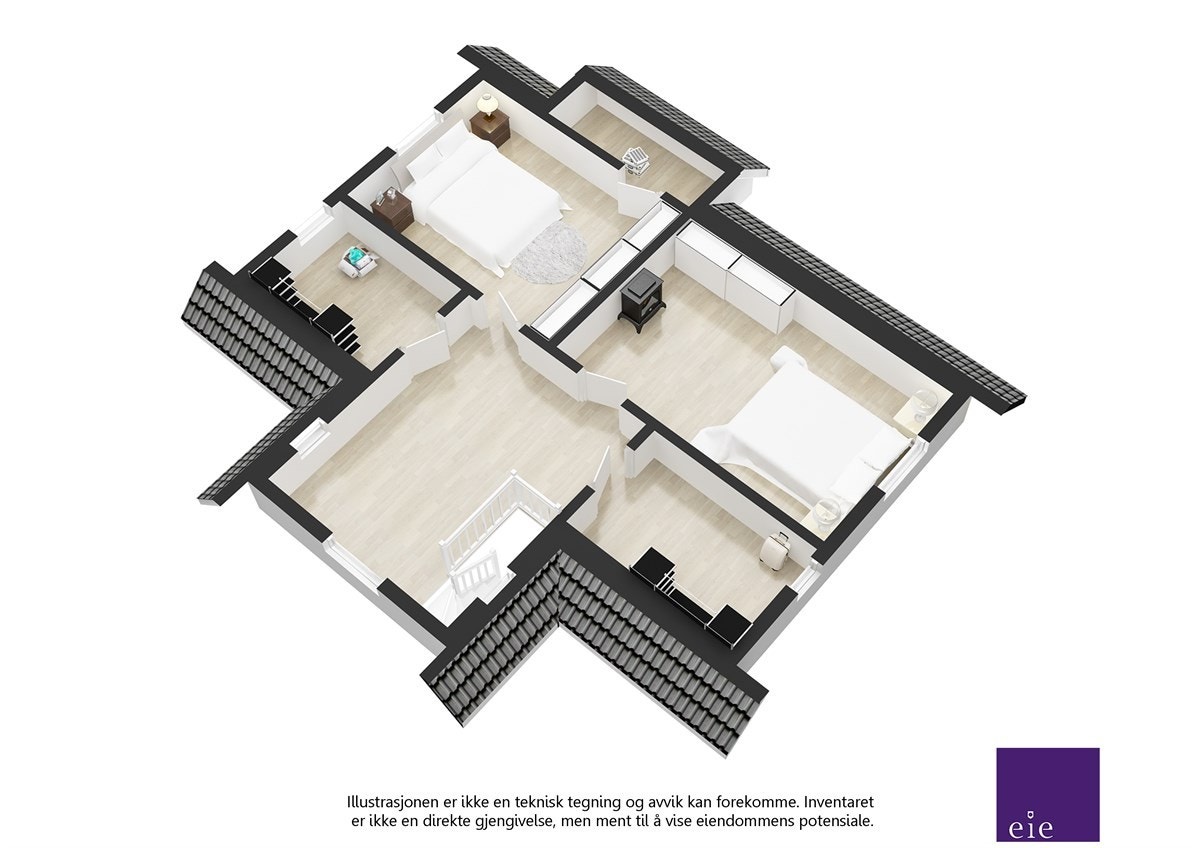 Plantegning 2.etg. Galleribilde