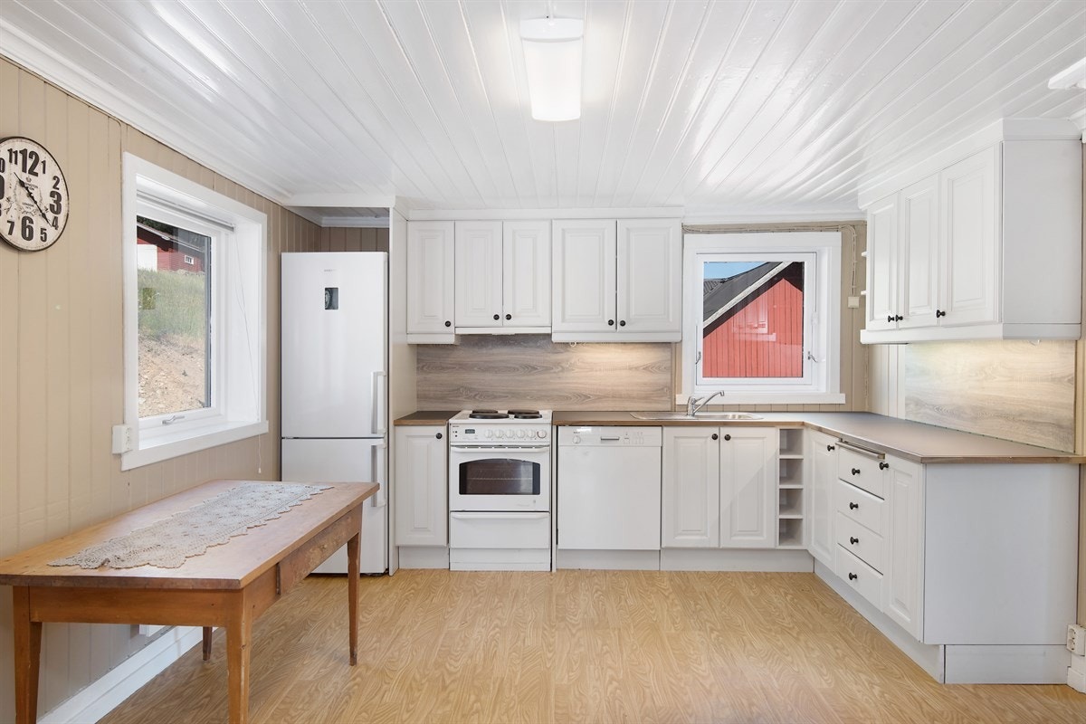 Her er det godt med oppbevaringsplass. Galleribilde