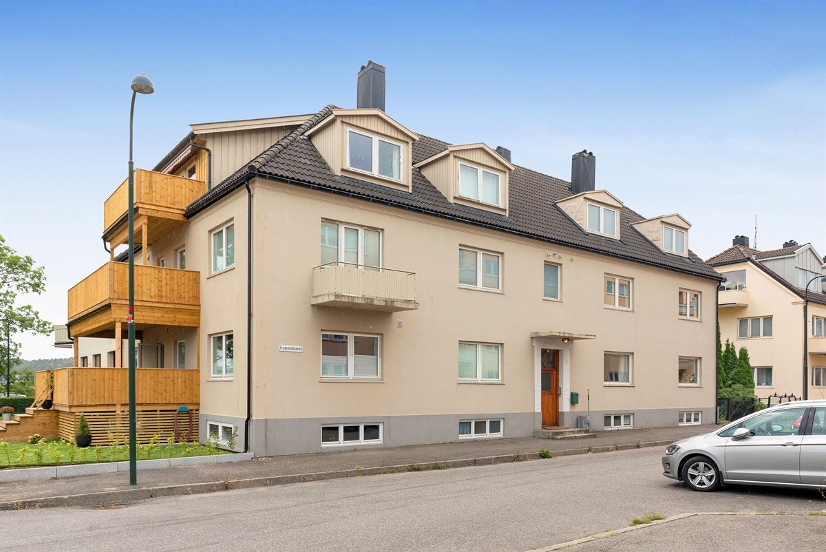 Løsning med større balkonger på vest siden Galleribilde