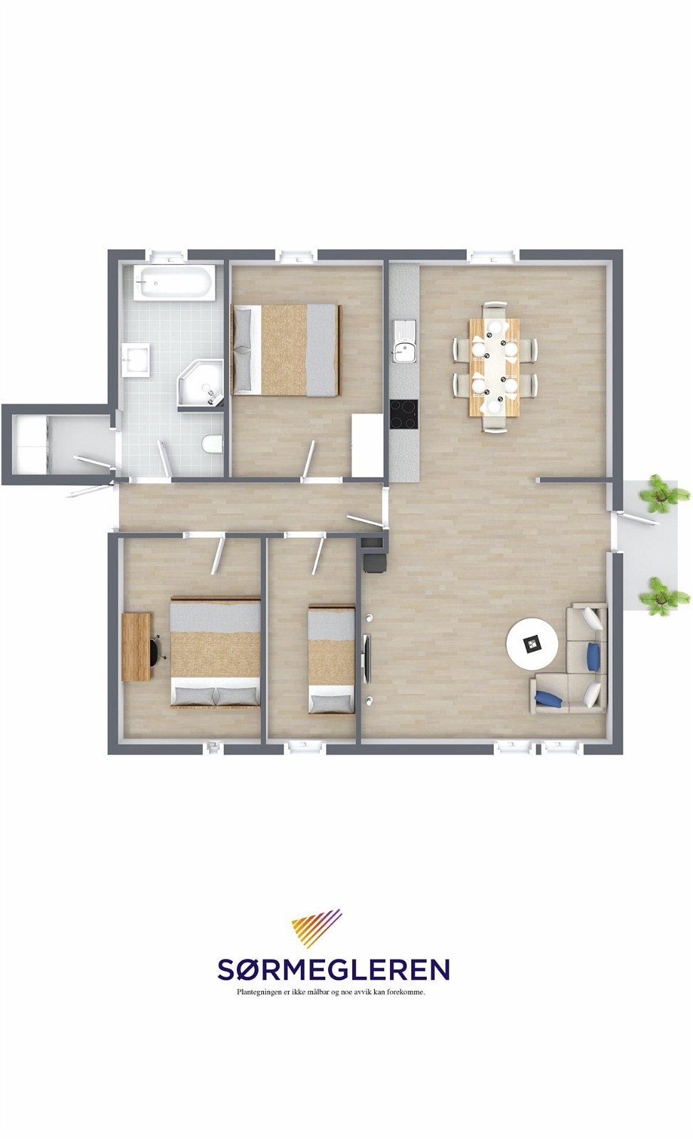 Plantegning Galleribilde