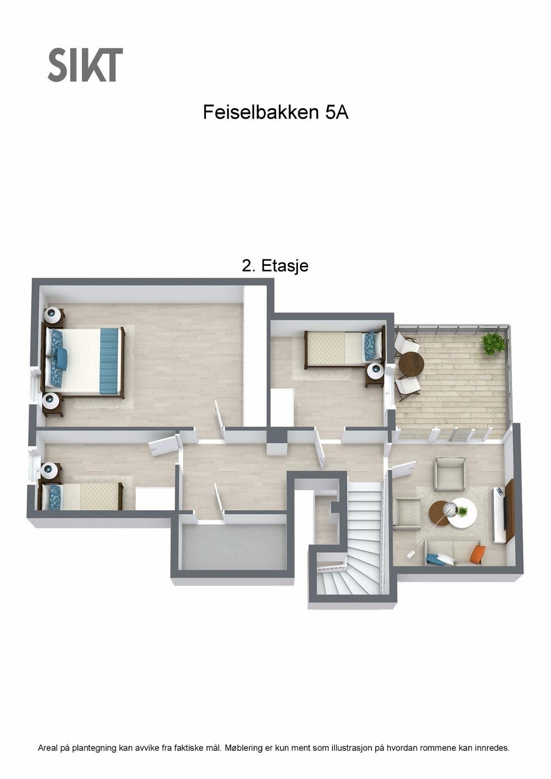 Plantegning 2. etg. Galleribilde
