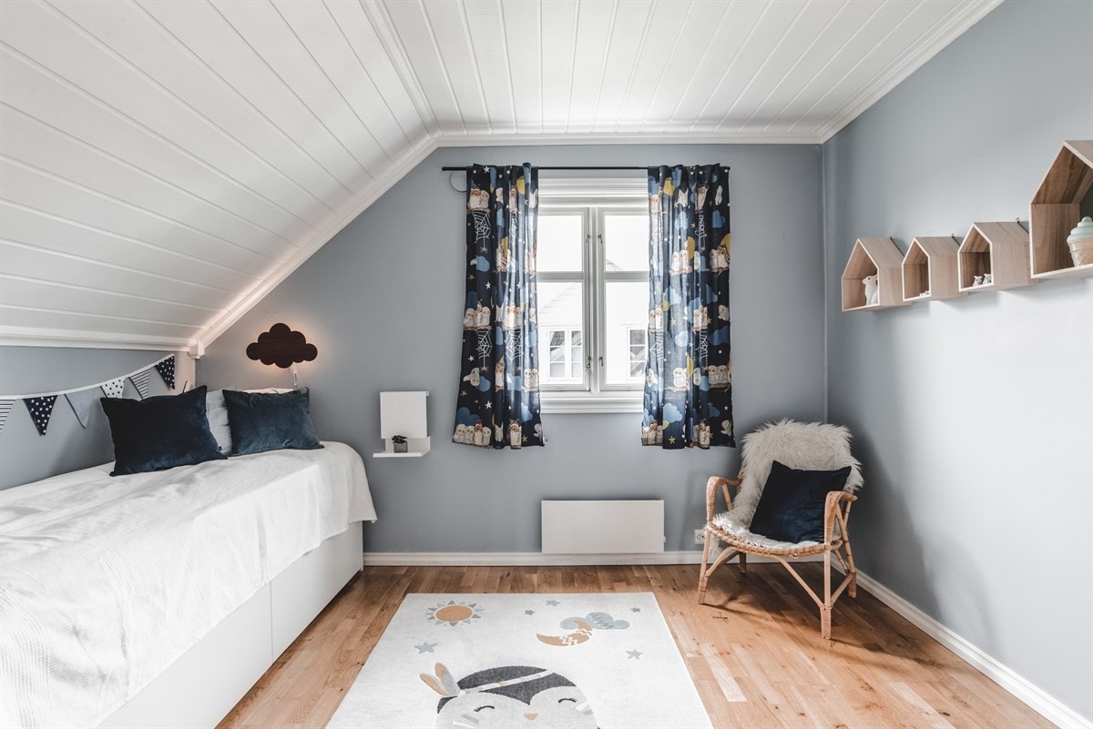 Soverom 4 er familiens gutterom, også med solid standard. Galleribilde