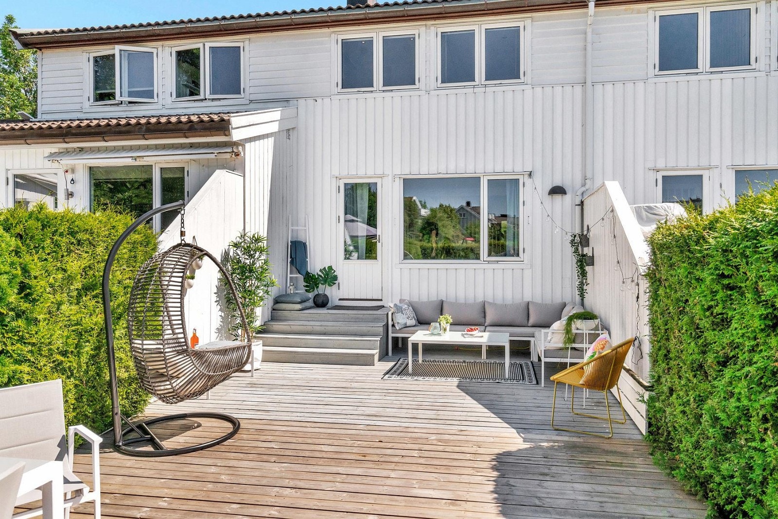 Meget koselig uteplass Galleribilde