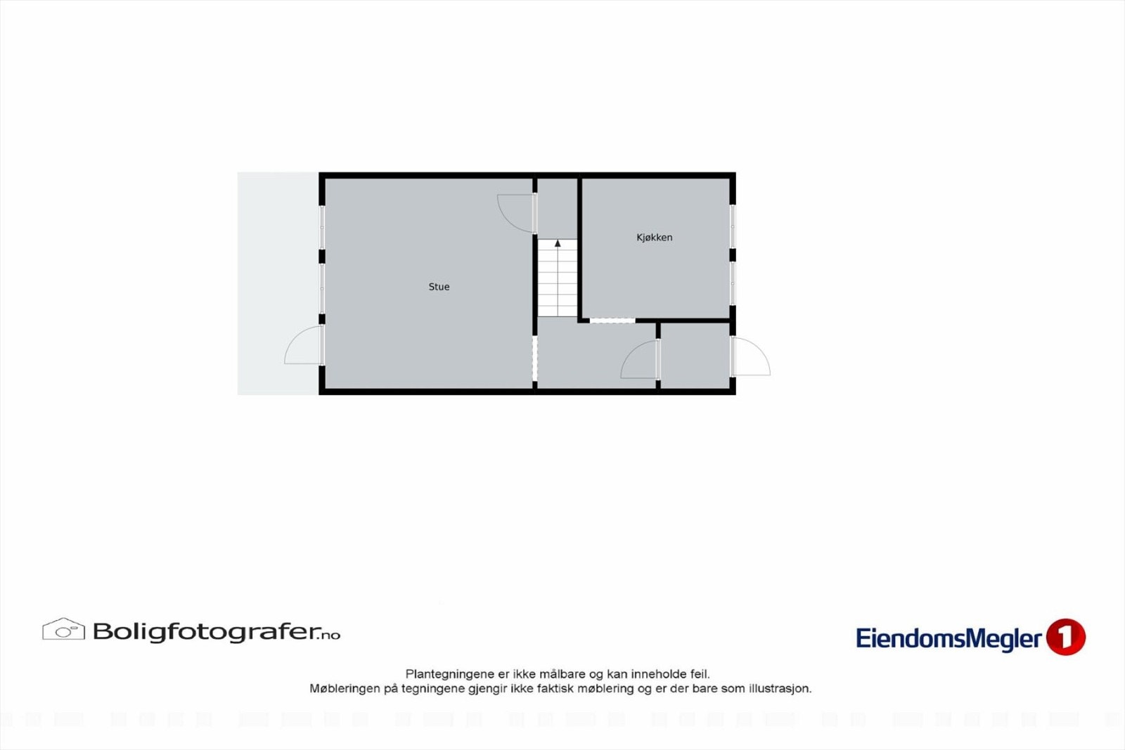 Planløsning 1. etasje Galleribilde