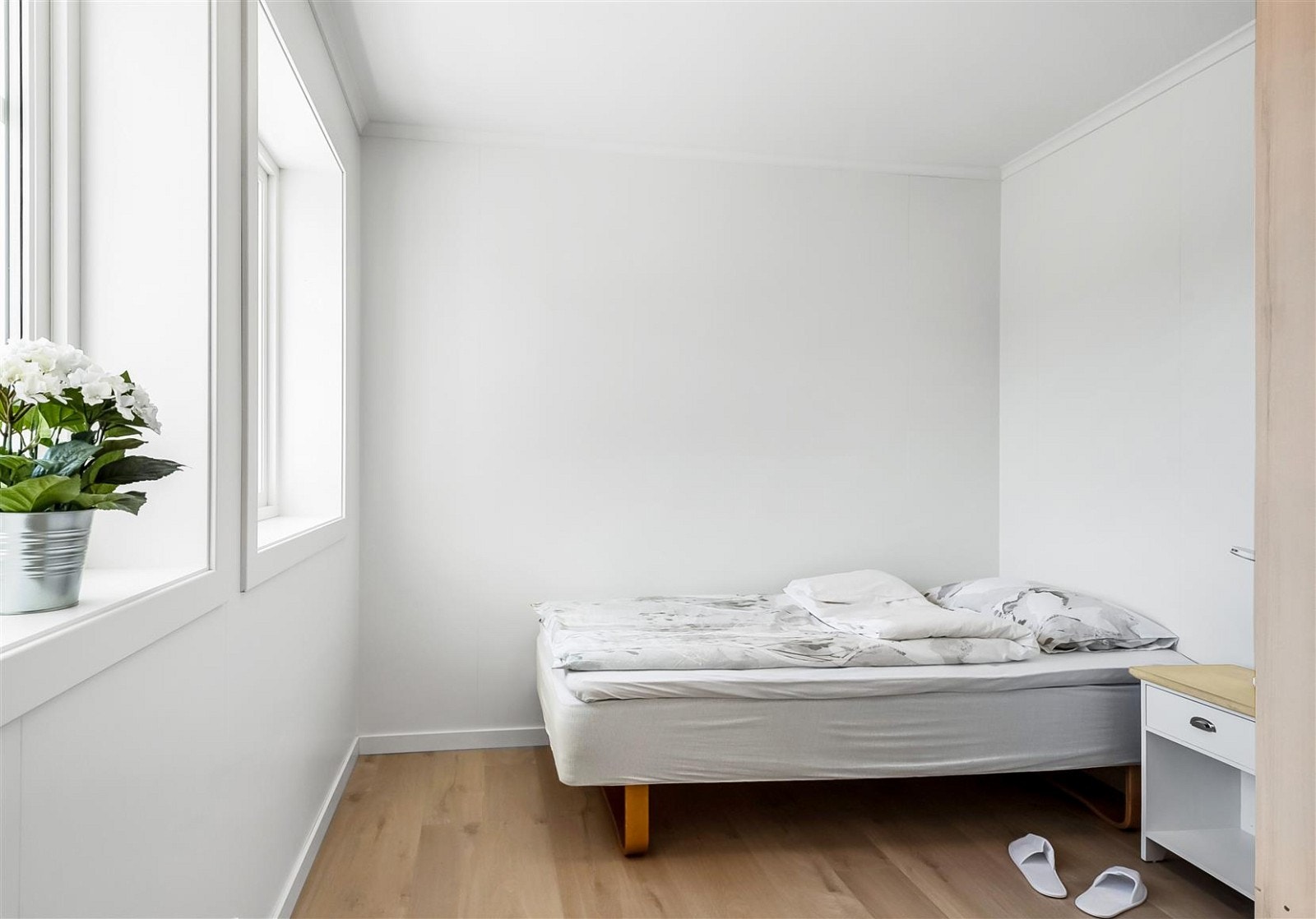 Soverom 3 har plass til dobbeltseng og garderobe. Galleribilde