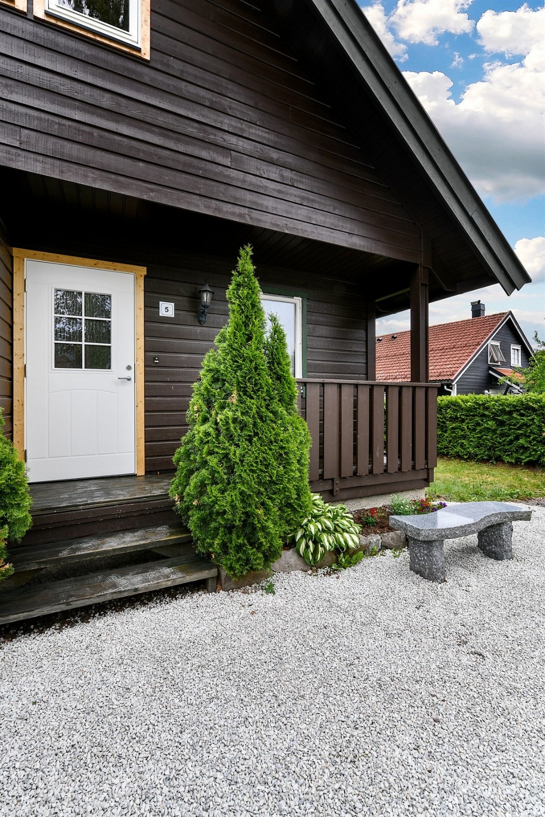 Entreen fra utsiden. Galleribilde