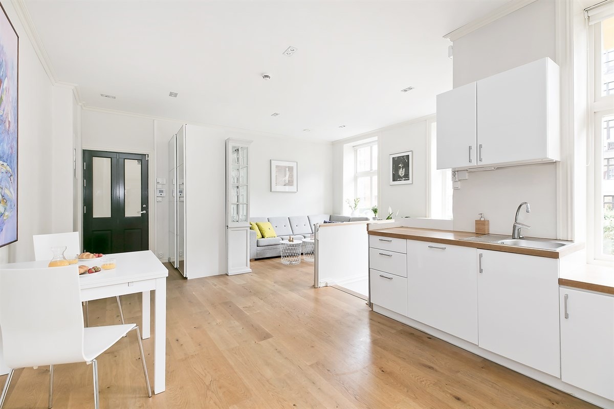 Totalforbruk av strøm for hele boligen i 2017 var; kWh 2638 Galleribilde