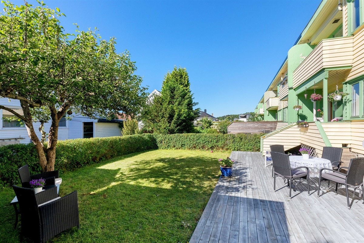 Uteområde tilhørende boligen. Galleribilde