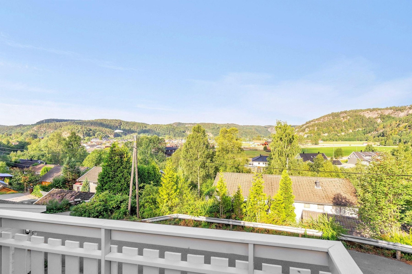 Flott utsikt over Hortemo Galleribilde