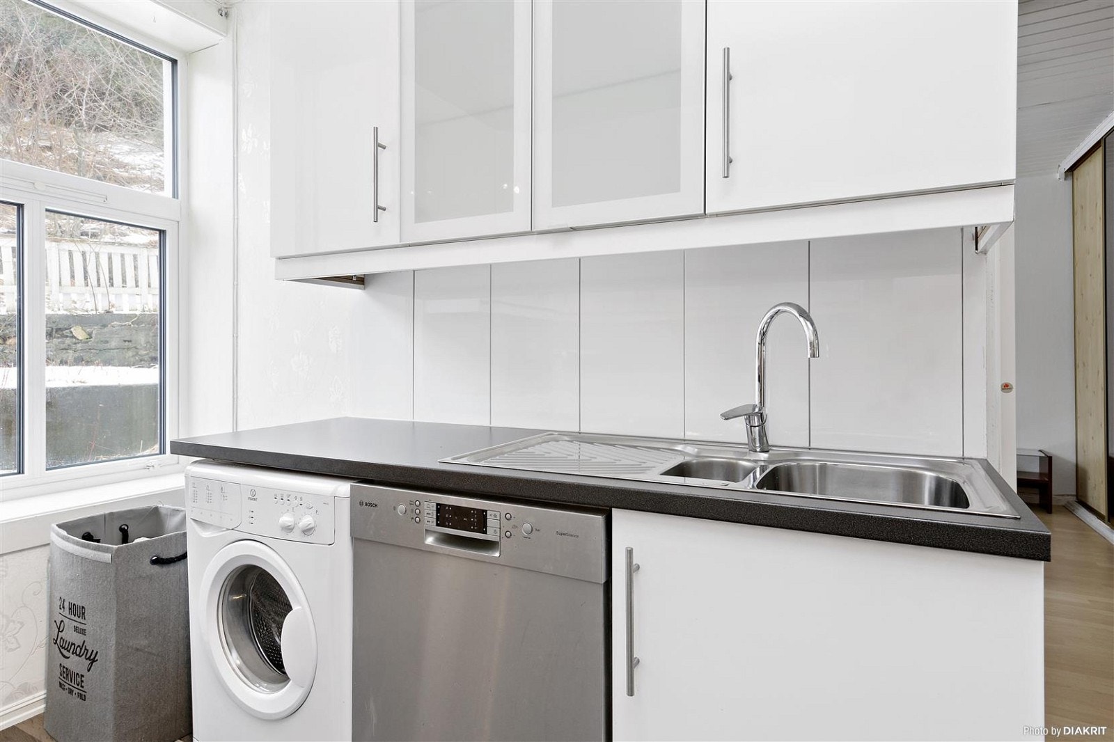 Med opplegg til vaskemaskin Galleribilde