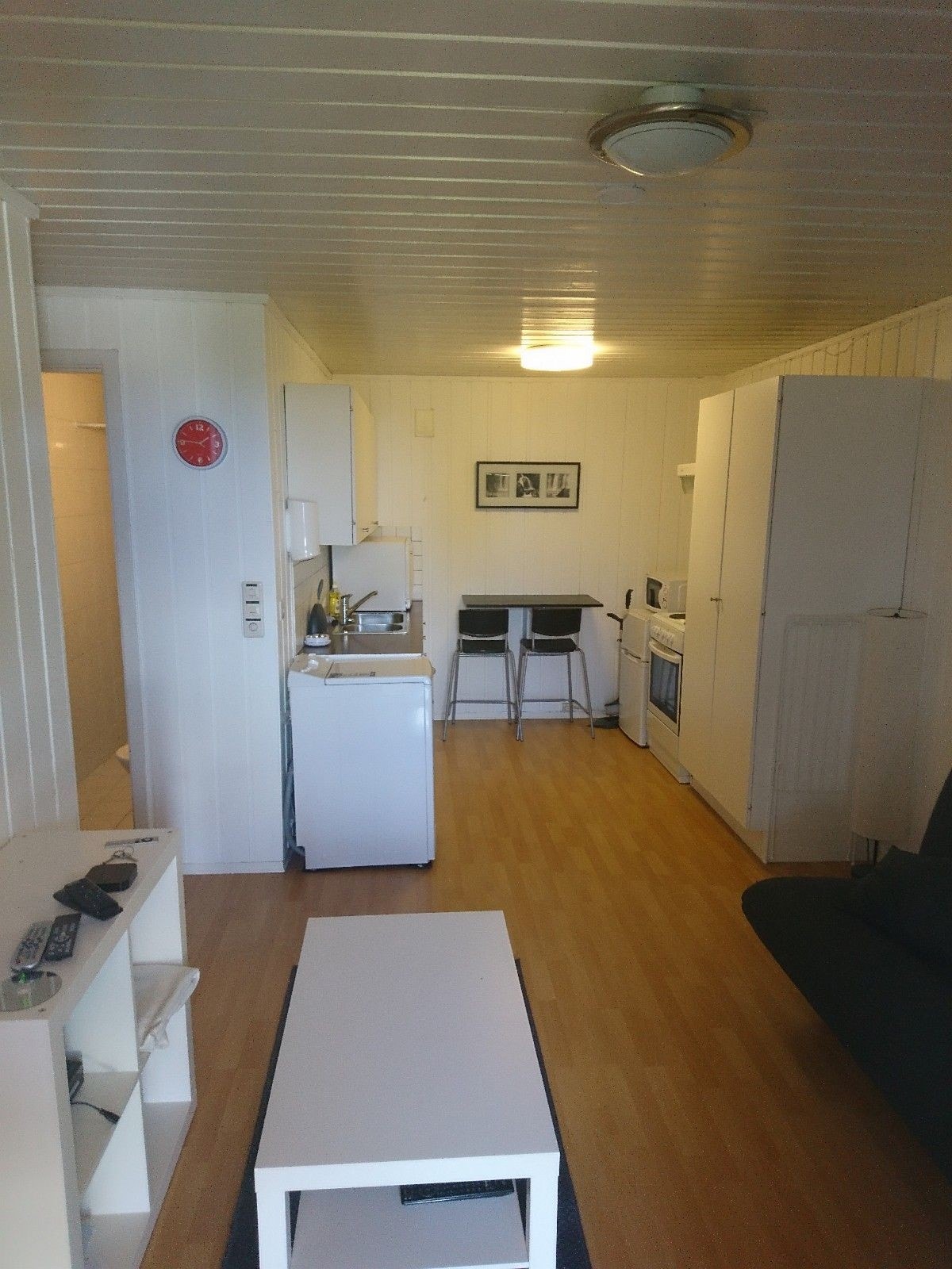 Stue/soverom og kjøkken i en løsning Galleribilde