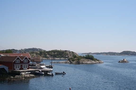 Nydelig utsikt fra terrassen Galleribilde