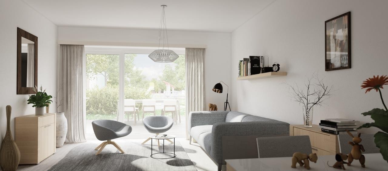 Illustrasjon leiligheter i bygg II Galleribilde