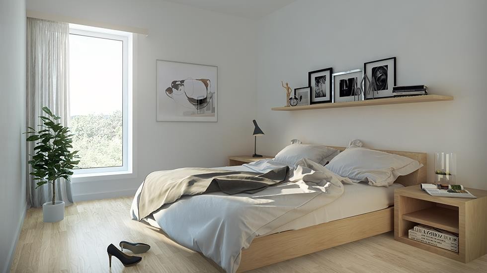 Illustrasjon leiligheter i bygg II Galleribilde