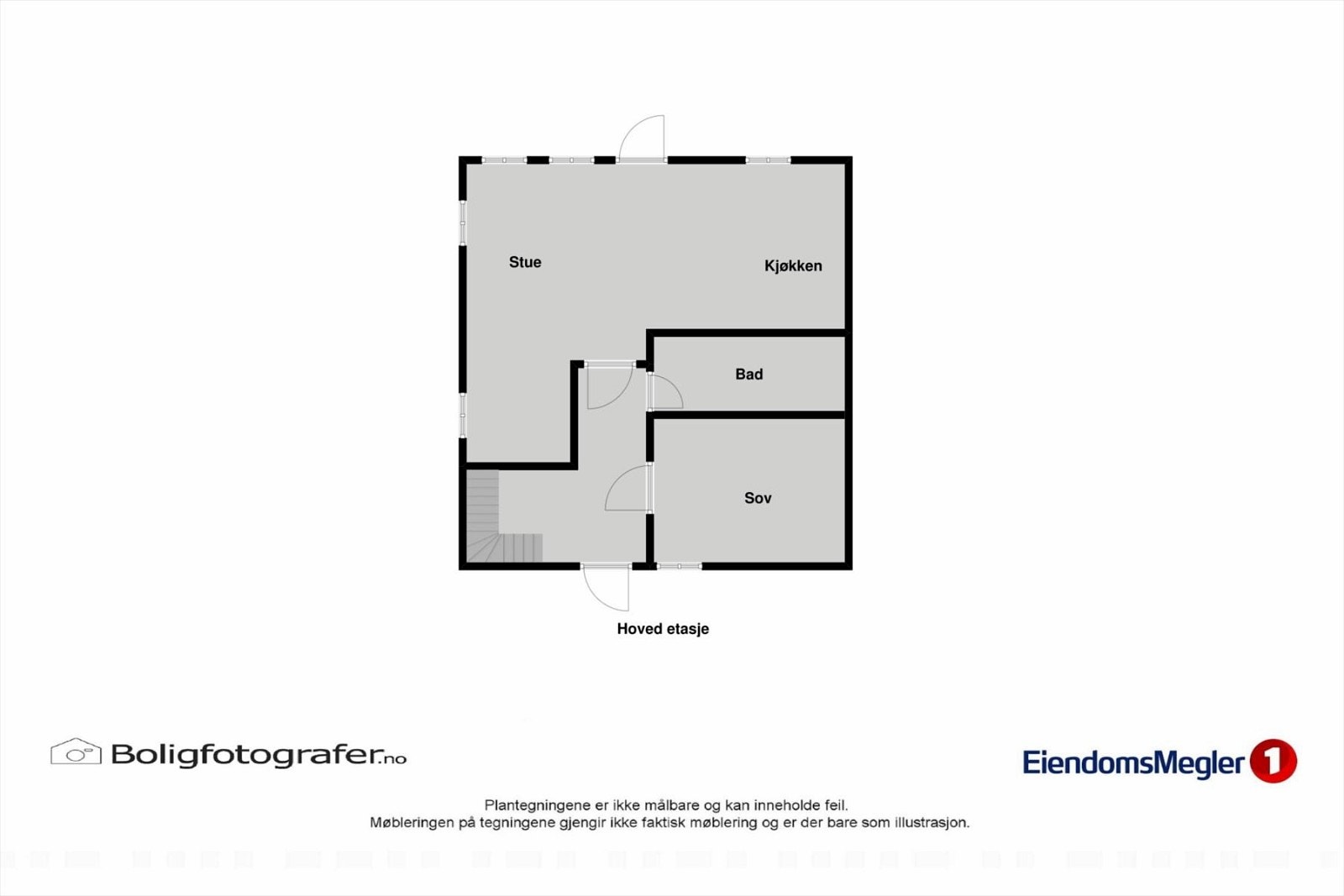 Planløsning 1. etasje. Galleribilde
