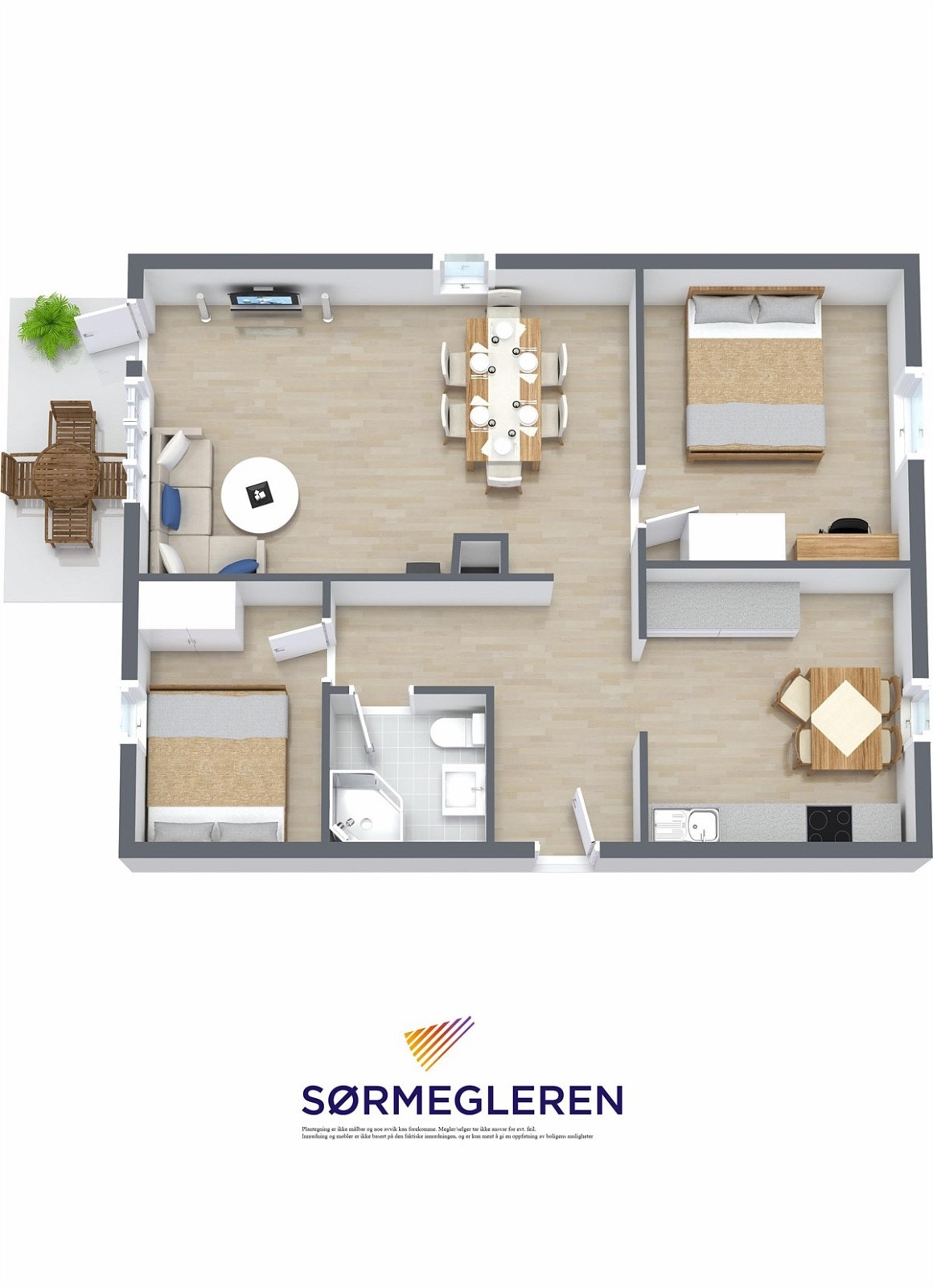 Plantegning Galleribilde