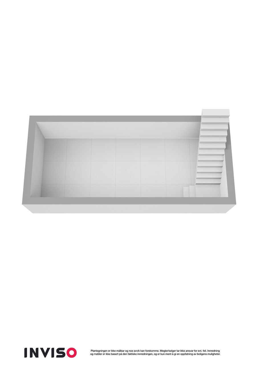 3D plan kjeller Galleribilde