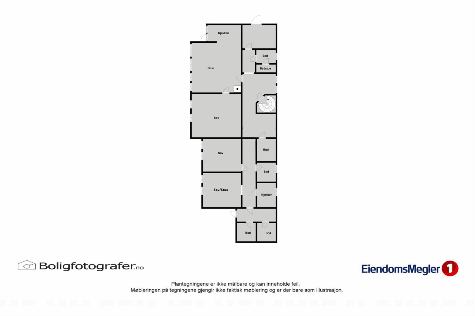 Plantegning - U.etg. Galleribilde