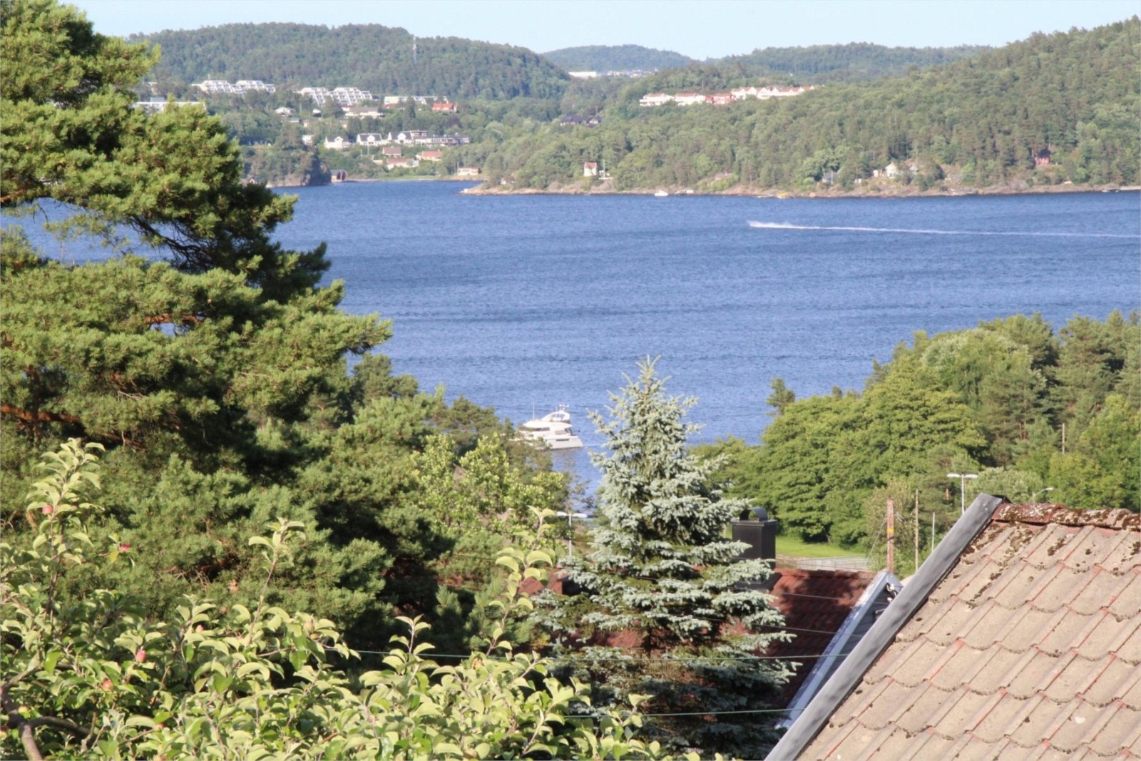 Fra zoomet utsikt mot Topdalsfjorden Galleribilde