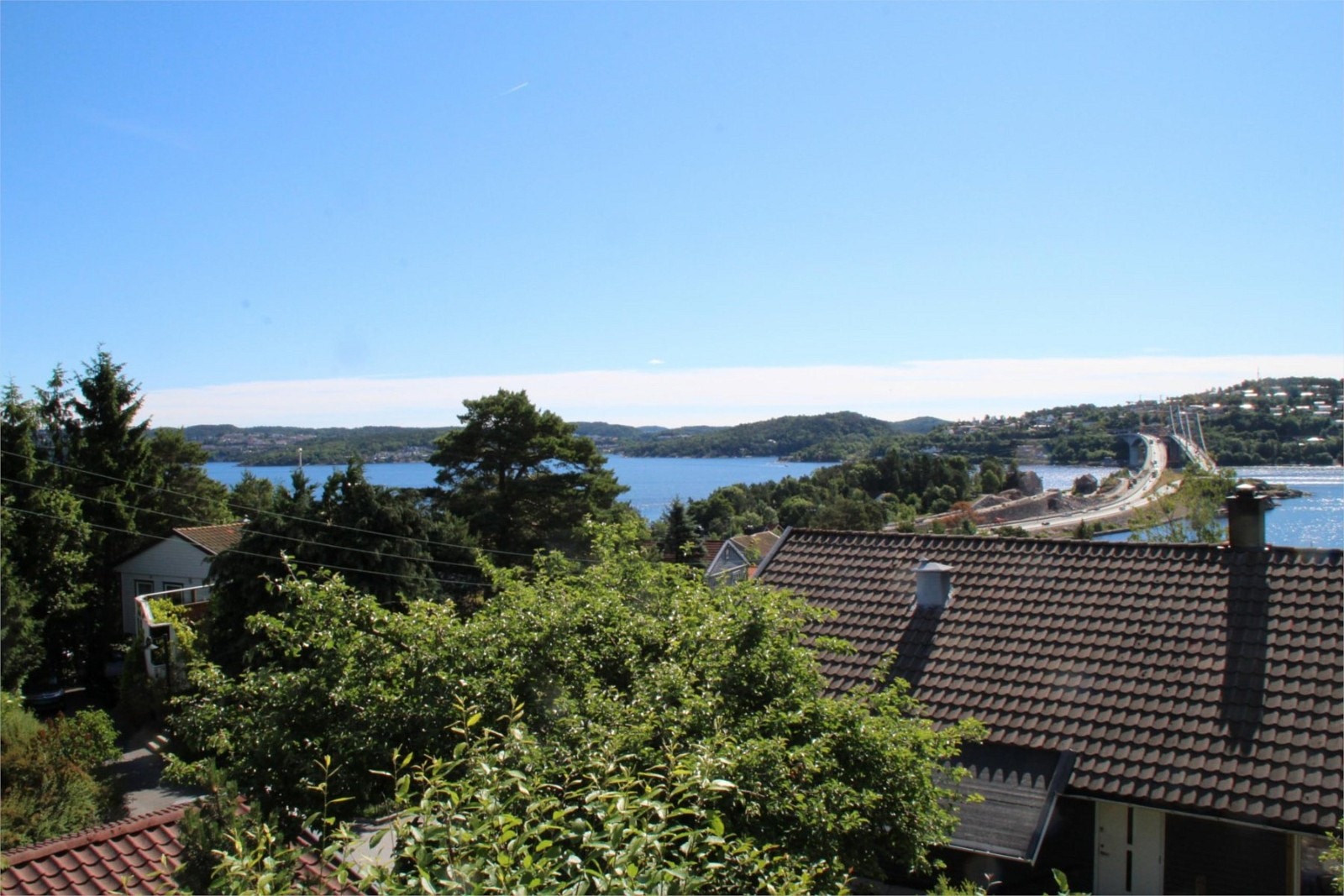 Utsikt mot Topdalsfjorden Galleribilde