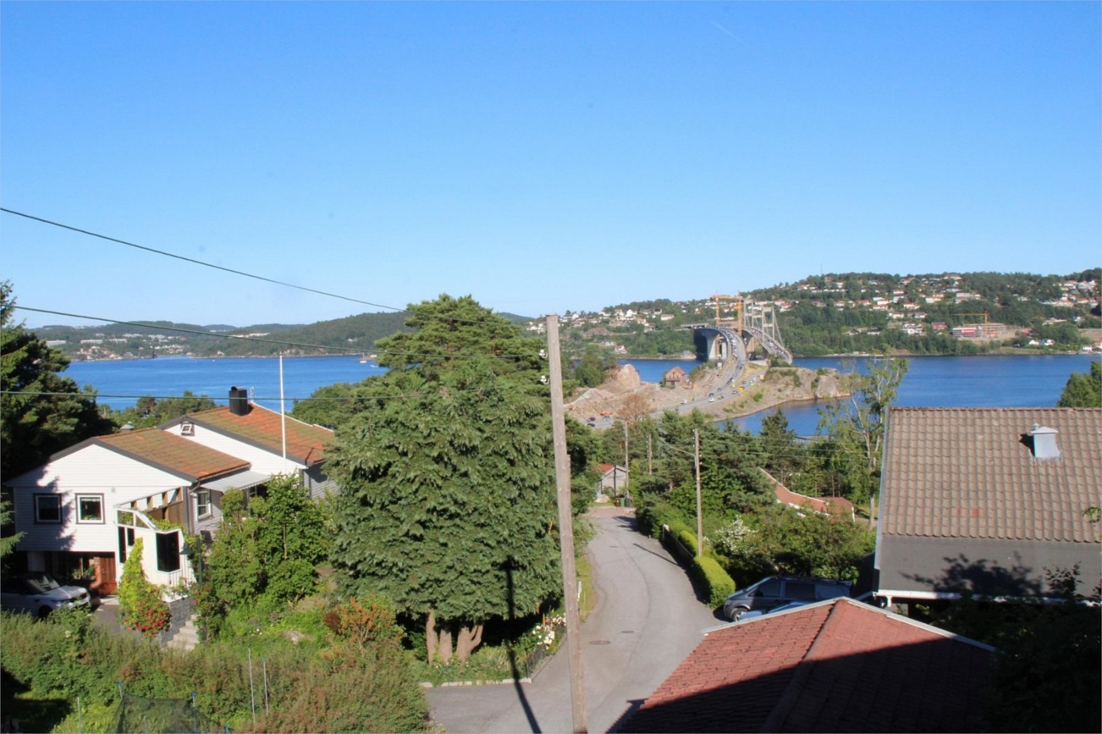 Utsikten mot Topdalsfjorden Galleribilde