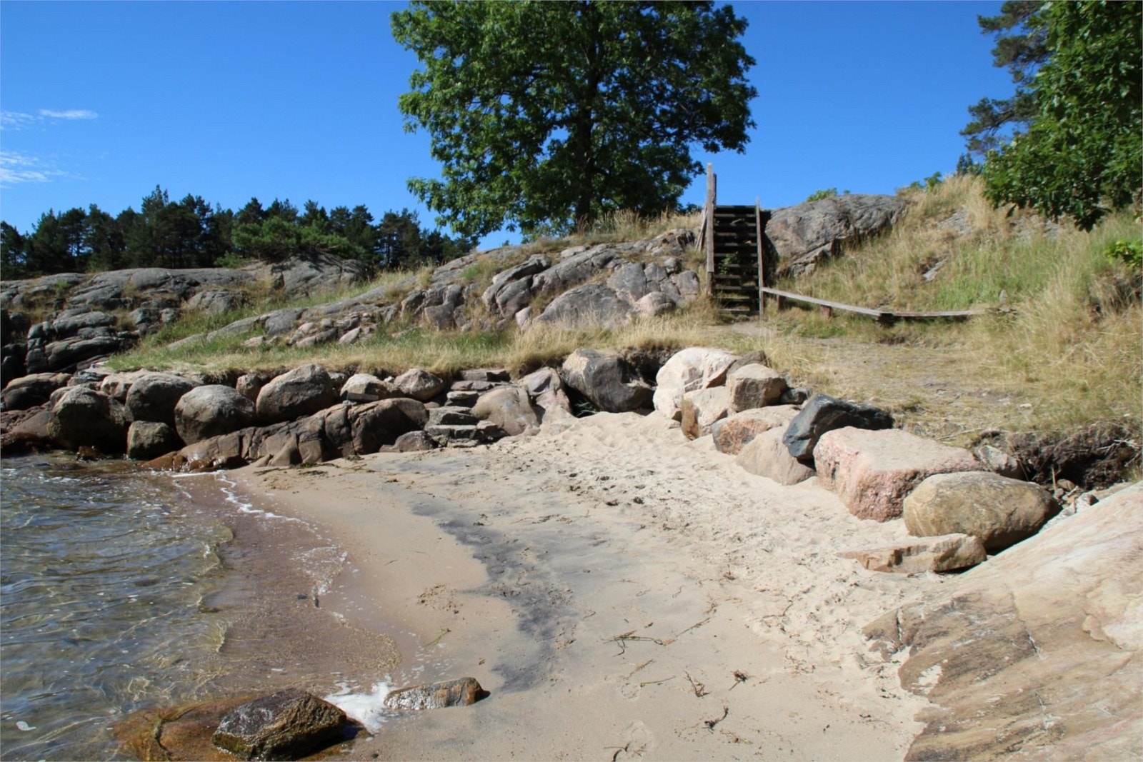 Fra sandstranden ved Narviga Galleribilde