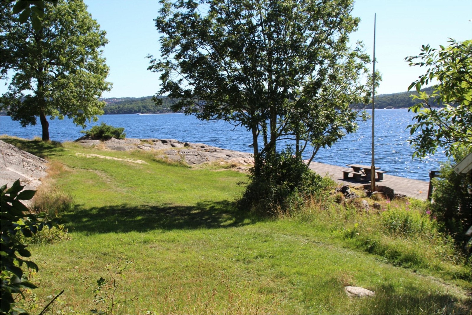 Fra området ved badeplassen ved Narviga Galleribilde