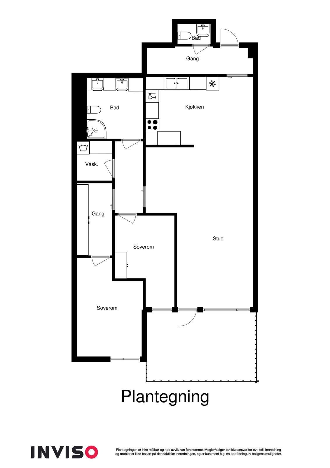 Plantegning Galleribilde