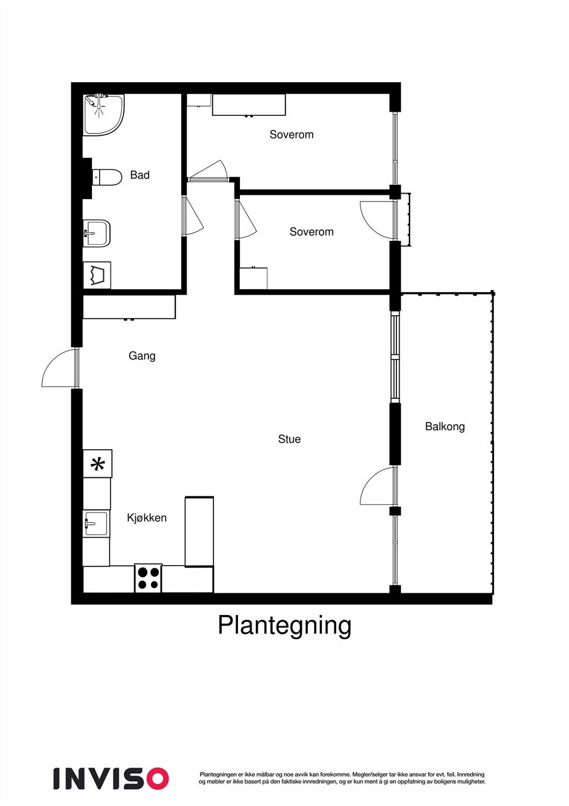 Veiledende planskisse i 2D. Galleribilde