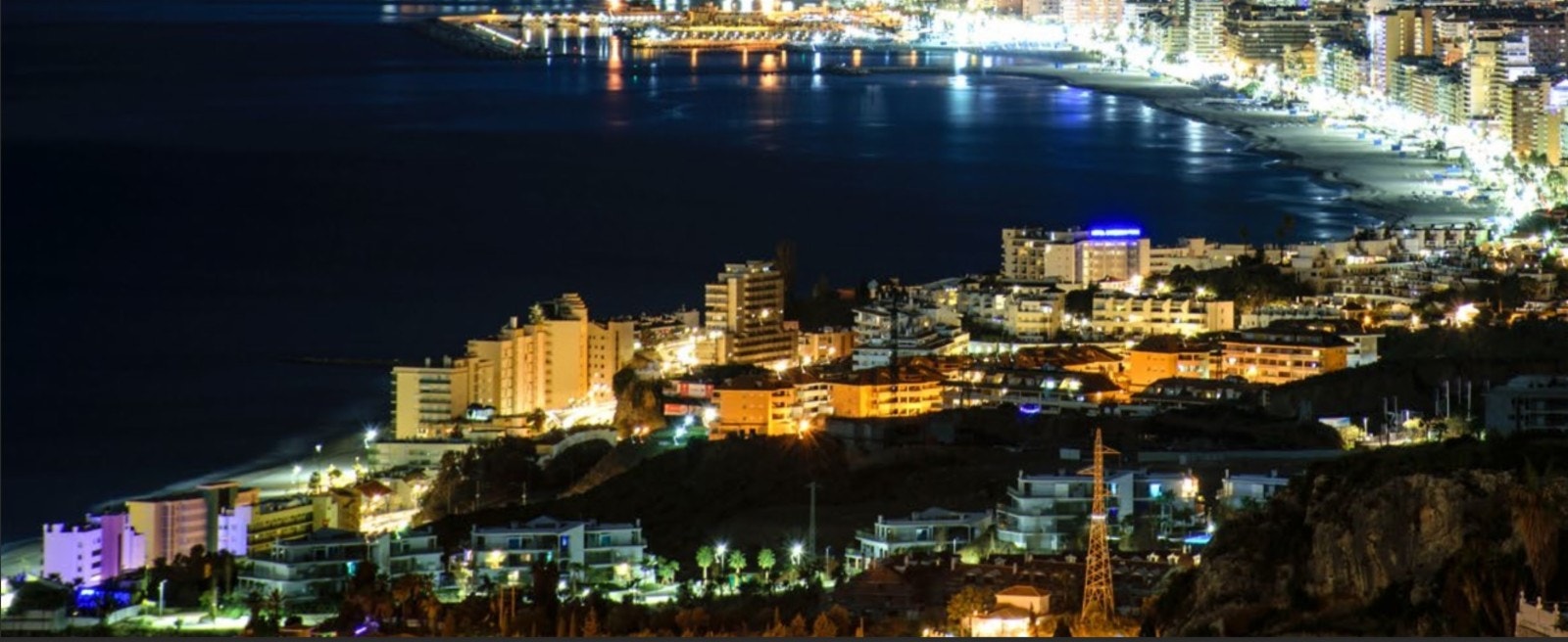 Utsikt mot byen Fuengirola. Galleribilde