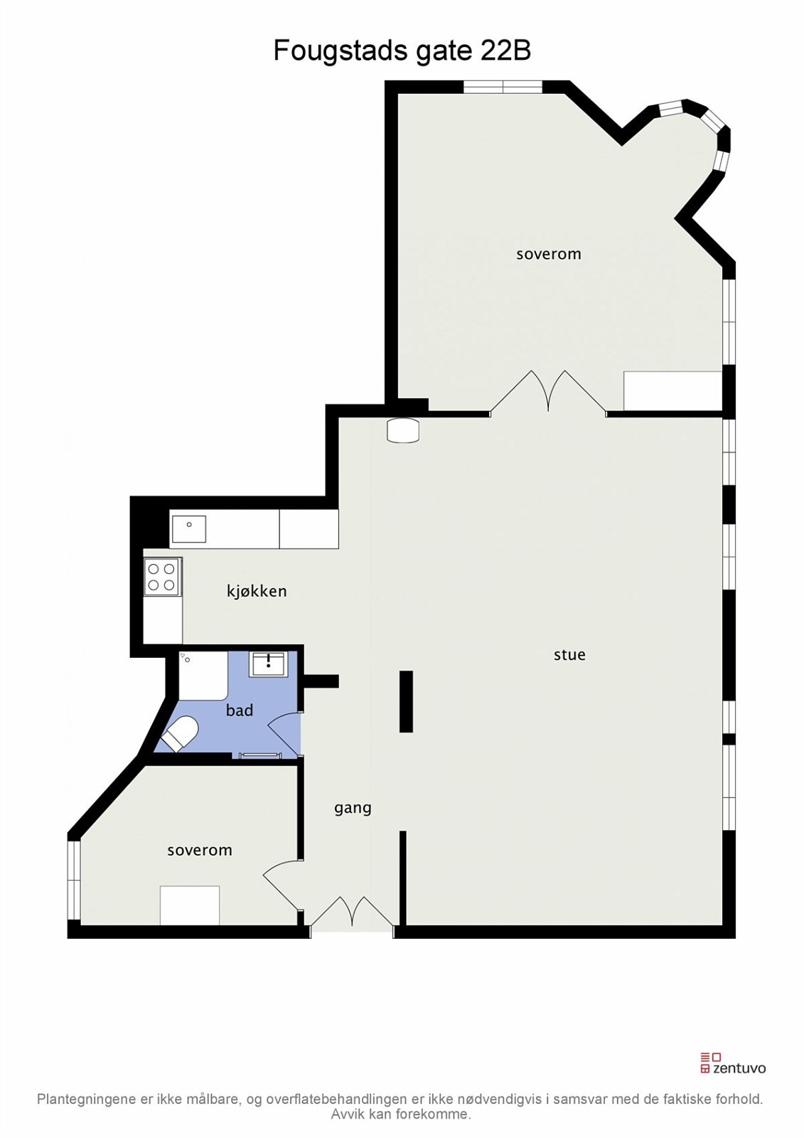 Plantegning Galleribilde