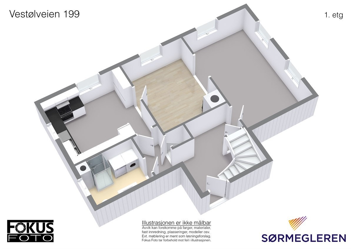 Sørmegleren 3D - 1 Galleribilde