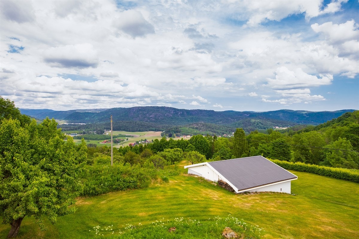 Flott utsikt fra kjøkken Galleribilde