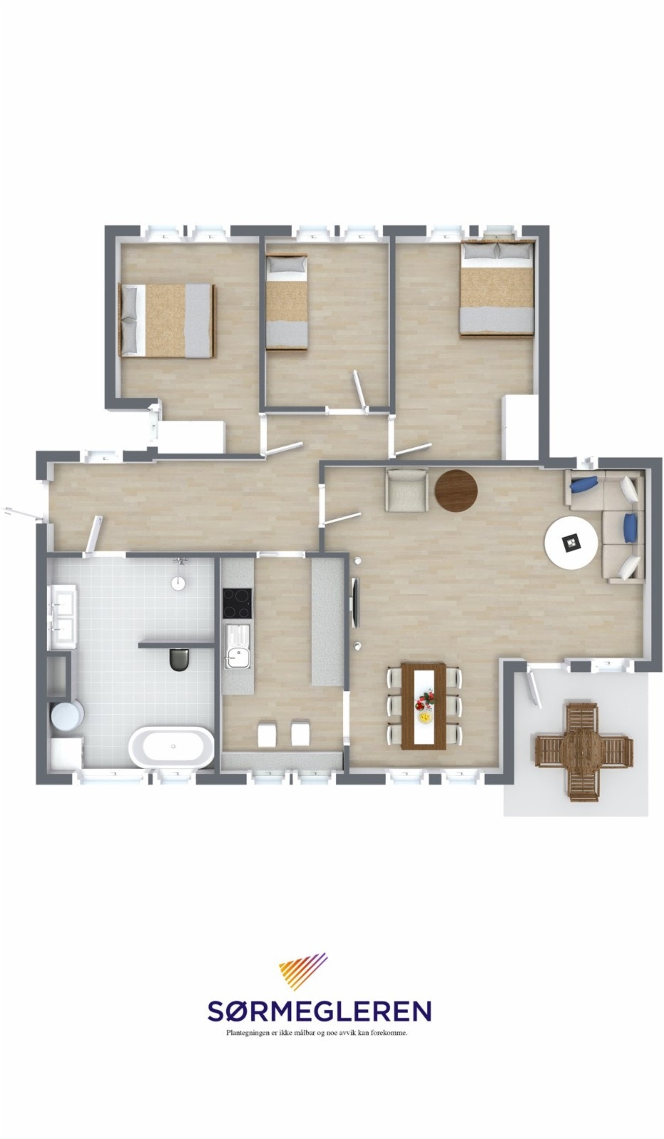 RoomSketcher 3D Floor Plan Galleribilde