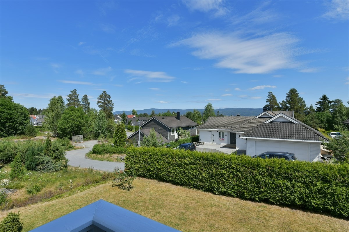 Fint utsikt fra terrassens fremside. Galleribilde