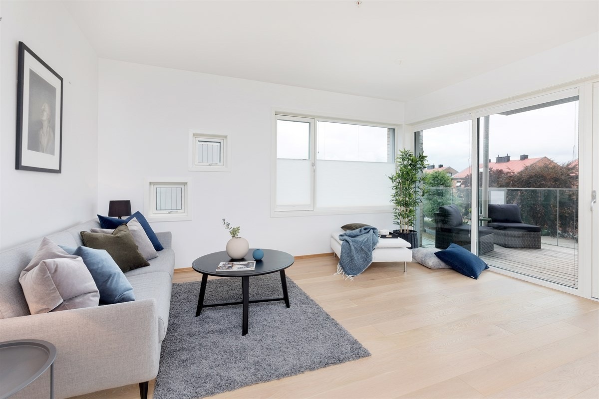 Gode lysforhold med vinduer mot sør og vest Galleribilde