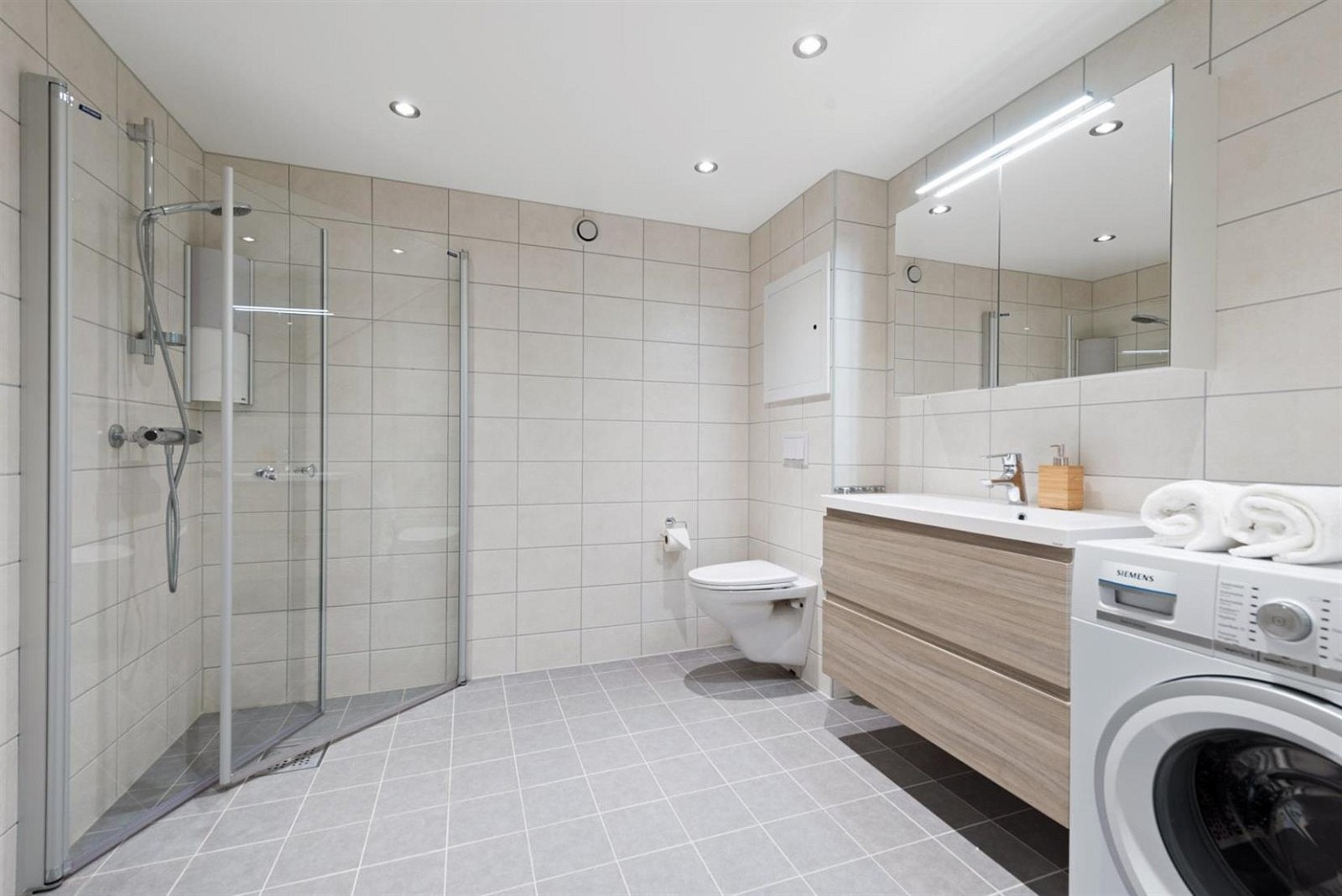 Nytt bad i regi av borettslaget (2018). Galleribilde