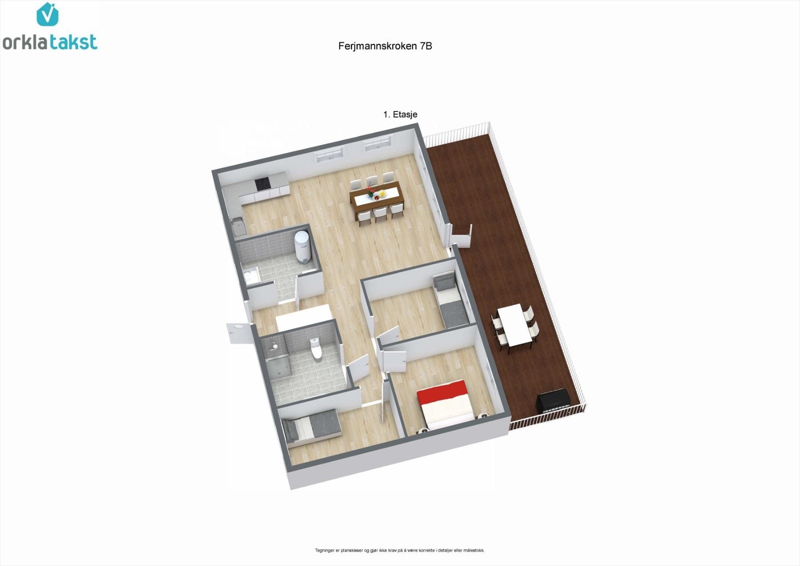 Planskisse 1. etasje. Galleribilde