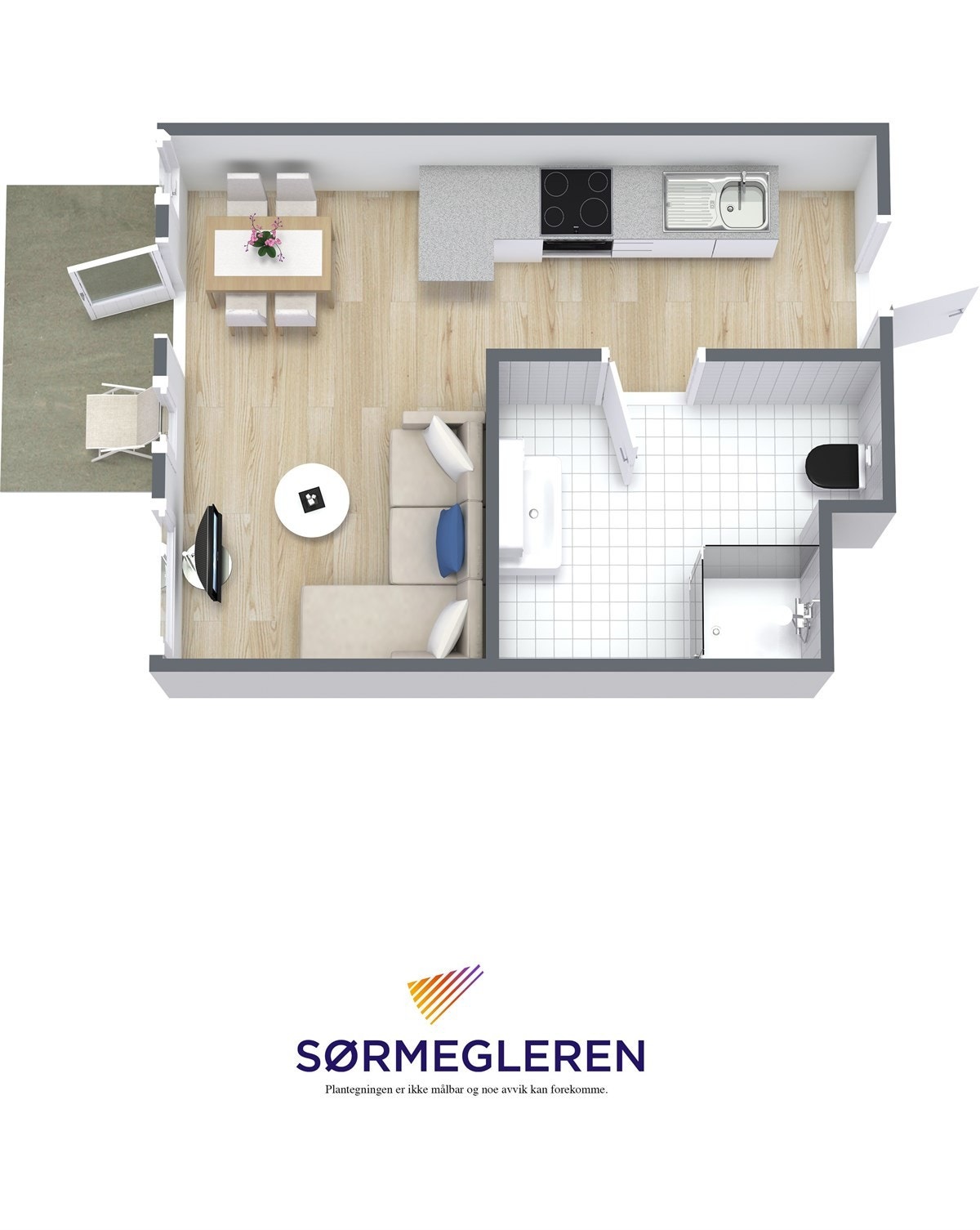 RoomSketcher 3D Floor Plan Galleribilde