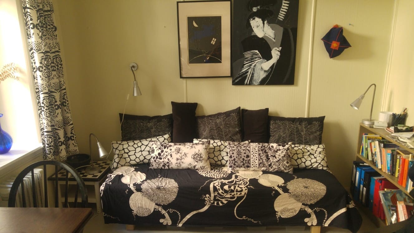 Koselig sofakrok. Galleribilde