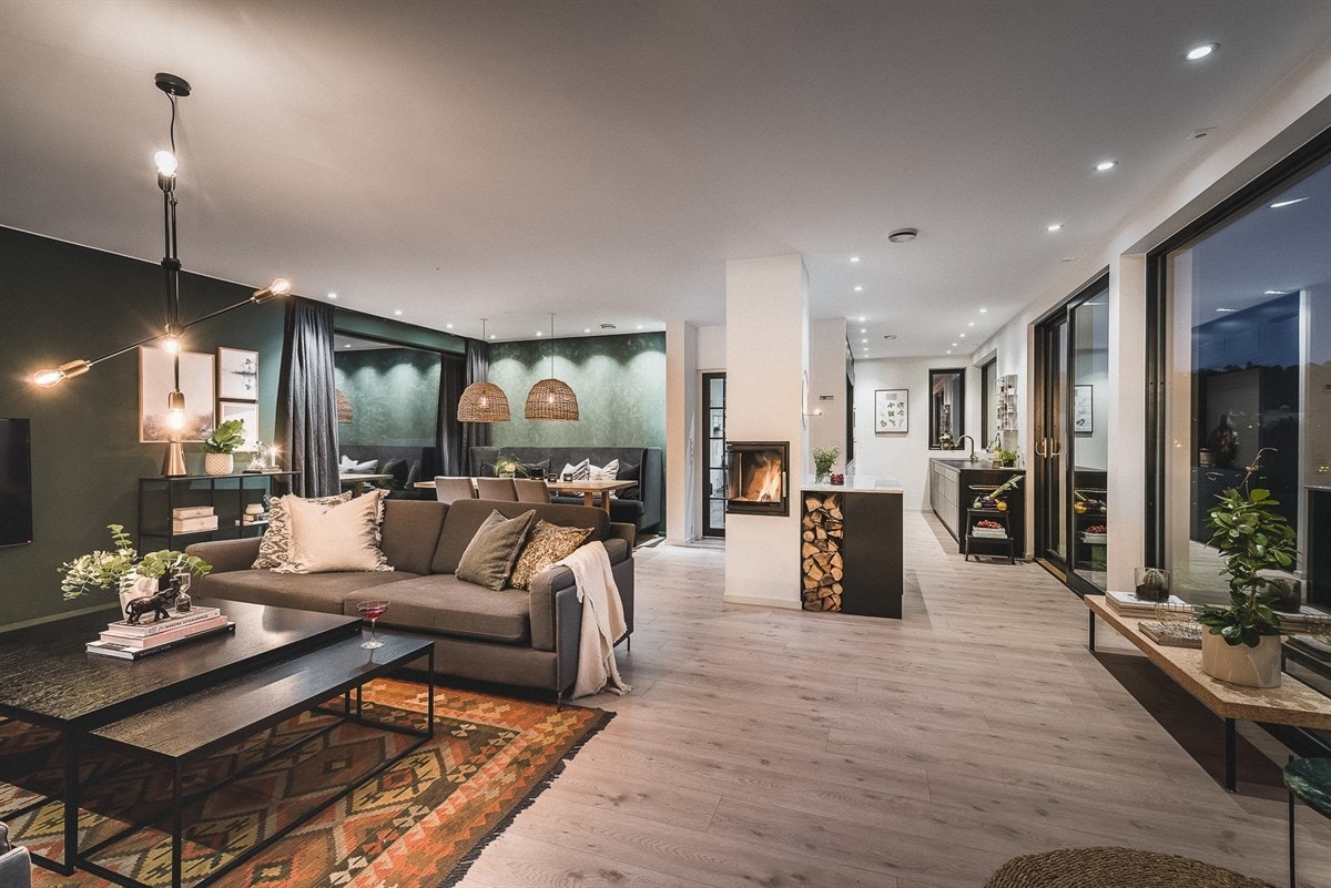 I 2017 ble dette huset kåret til norges vakreste hjem. Galleribilde