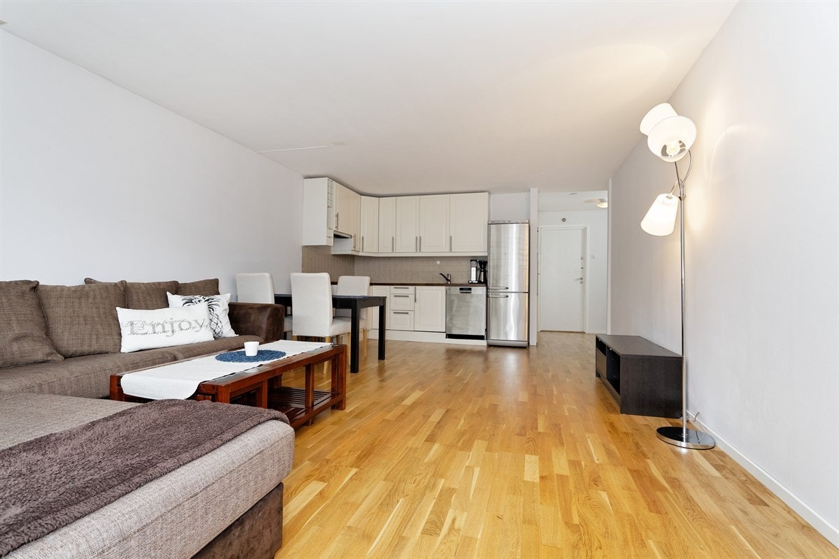 Gode møbleringsmuligheter i stuen Galleribilde