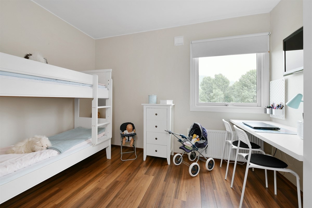 Soverommene er av sto størrelse og kan innredes på hvilket som helst ønskelig vis. Galleribilde