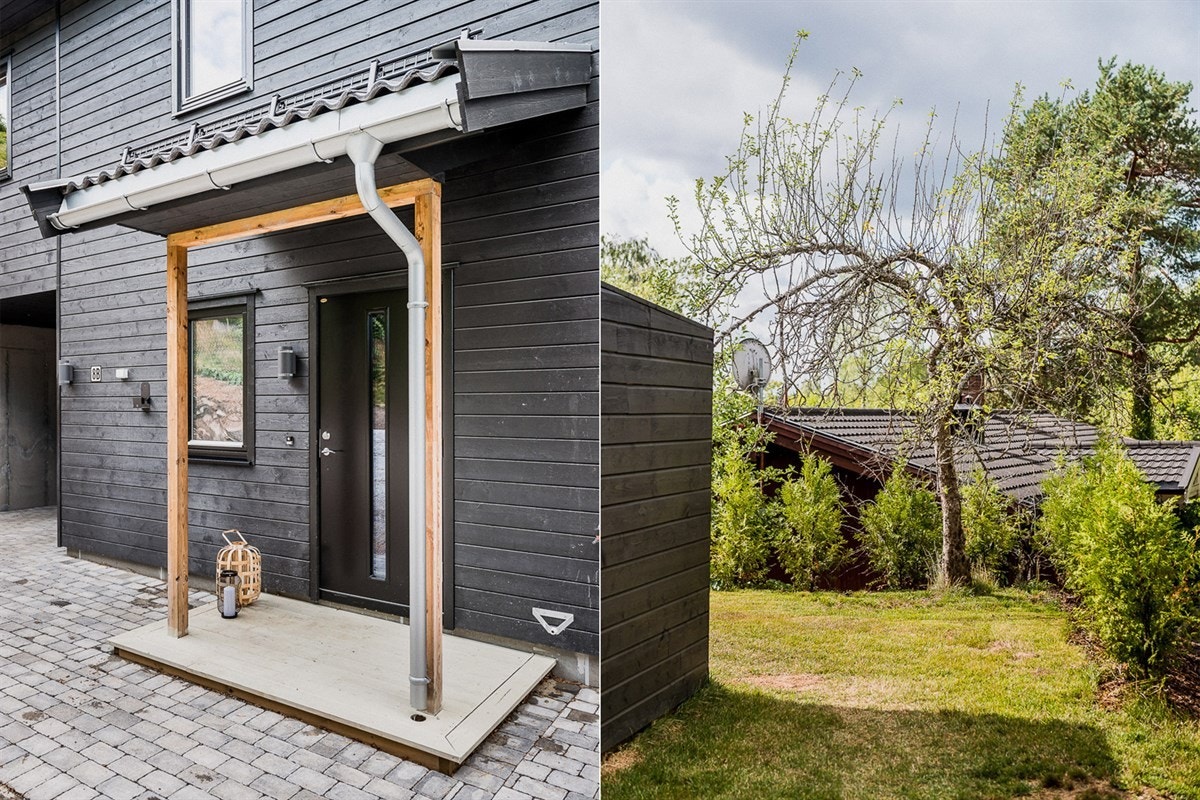 Med både hage og terrasse er dette et hjem som møter hele storfamiliens behov og mer til. Galleribilde
