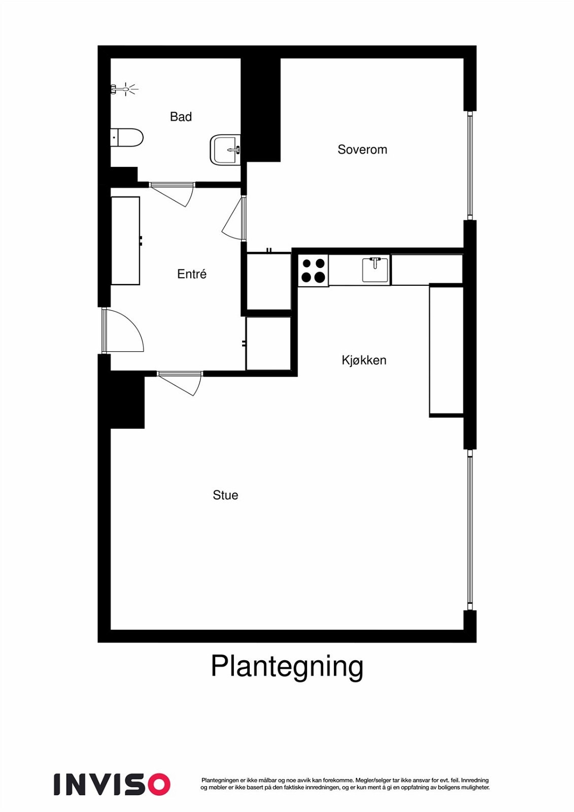 2D-Plantegning. Galleribilde