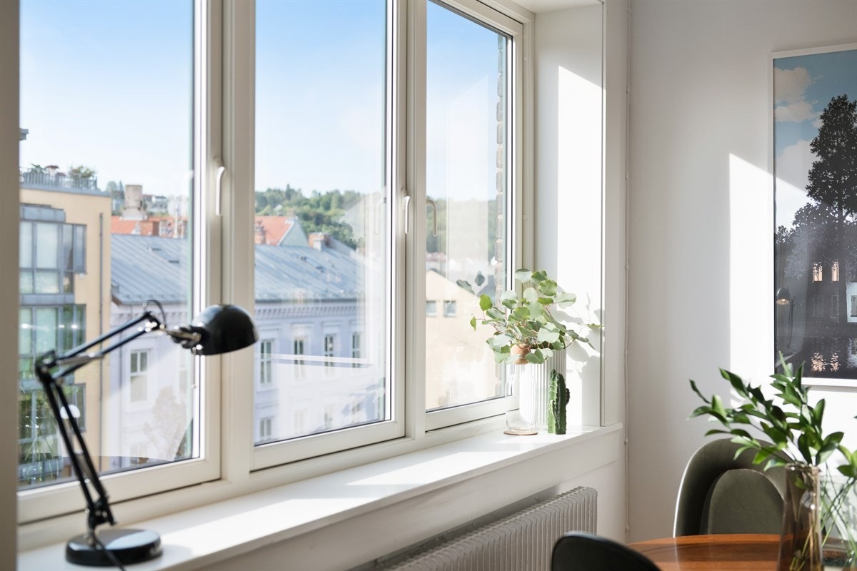 Nye vinduer ble satt inn i regi av borettslaget i 2018. Galleribilde